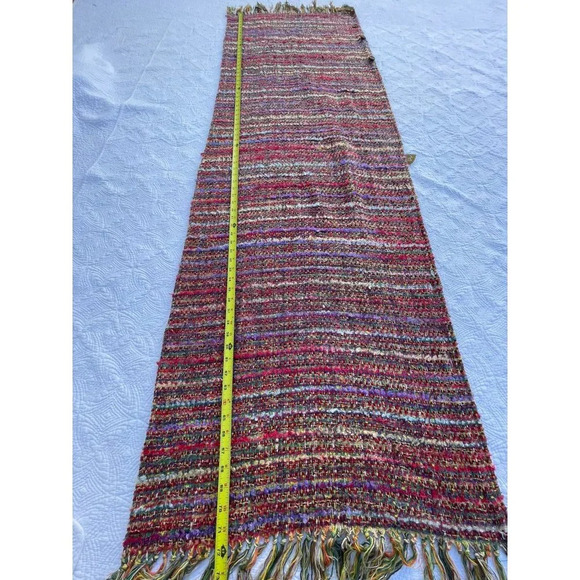 NEW Z&L Womens Boho Tassel Fringe Poncho Throw Wrap Scarf Multi Sz L - Picture 7 of 9